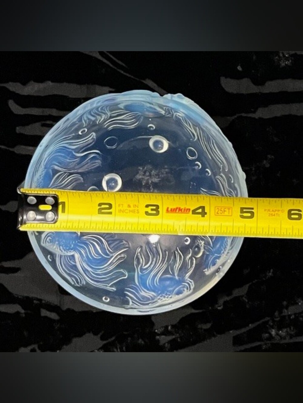 Sabino "Bols Poissons" Iridescent‎ Art Glass Goldfish Bowl Post War Signed - Picture 9 of 9